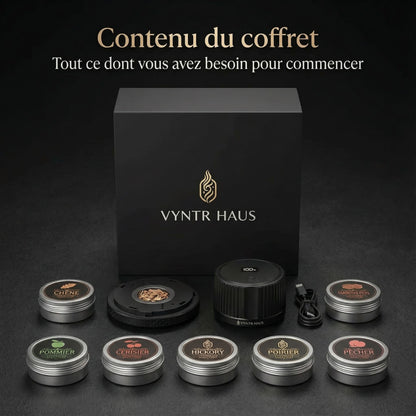 VYNTR HAUS™ Smoker Électrique pour Whisky & Cocktails