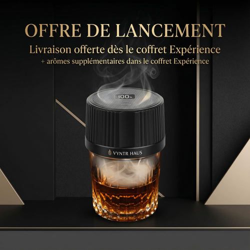VYNTR HAUS™ Smoker Électrique pour Whisky & Cocktails